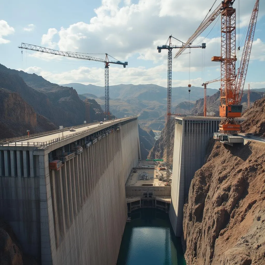 Construcción Central Hidroeléctrica